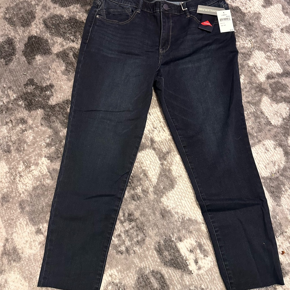 Wit & Wisdom Women’s Raw Hem Skinny Jeans - Indigo